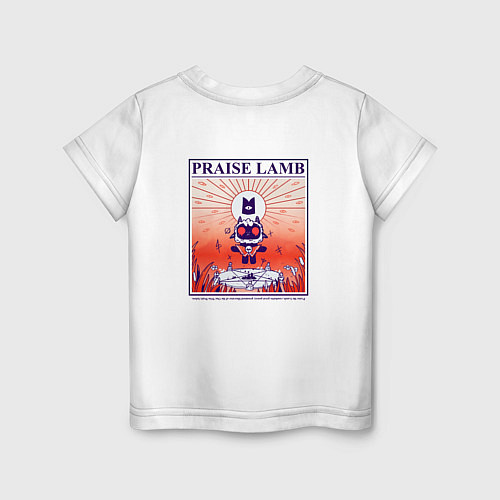 Детская футболка Cult of the Lamb агнец / Белый – фото 2