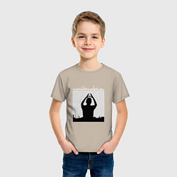 Футболка хлопковая детская World Violation Tour Depeche Mode, цвет: миндальный — фото 2