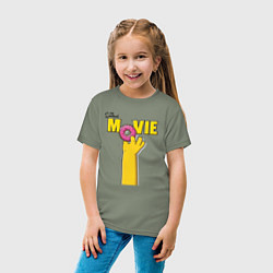 Футболка хлопковая детская The Simpsons Movie, цвет: авокадо — фото 2