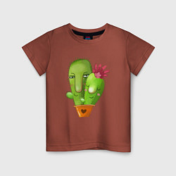 Детская футболка Любовь и кактусы