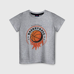 Футболка хлопковая детская Allstars Basketball, цвет: меланж