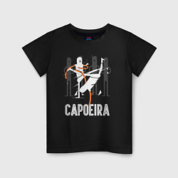 Футболка хлопковая детская Capoeira - contactless combat, цвет: черный