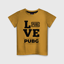 Детская футболка PUBG love classic