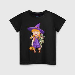 Детская футболка Ведьма малолетка - halloween