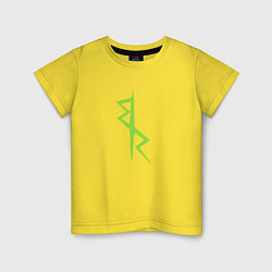 Футболка хлопковая детская Cyberpunk - Команда Дэвида, цвет: желтый