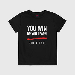 Футболка хлопковая детская King Jiu Jitsu, цвет: черный