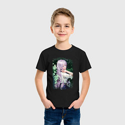 Футболка хлопковая детская Милая Владилена - 86, цвет: черный — фото 2