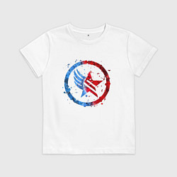 Футболка хлопковая детская Mass Effect Renegade - Paragon Combo, цвет: белый