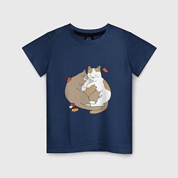 Детская футболка Кошачья семья