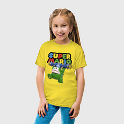 Футболка хлопковая детская Super Mario - Spike - Character, цвет: желтый — фото 2