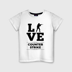 Детская футболка Counter Strike love classic