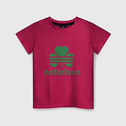 Футболка хлопковая детская Notorious - Ireland, цвет: маджента