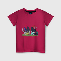 Детская футболка Котики Сайно и Тигнари