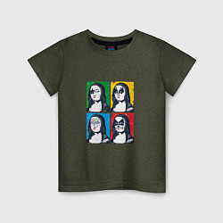 Детская футболка Kiss Mona Lisa