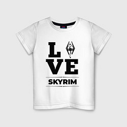 Детская футболка Skyrim love classic