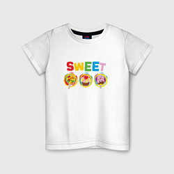 Детская футболка Мультяшные десерты