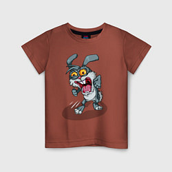 Детская футболка Безумный кролик