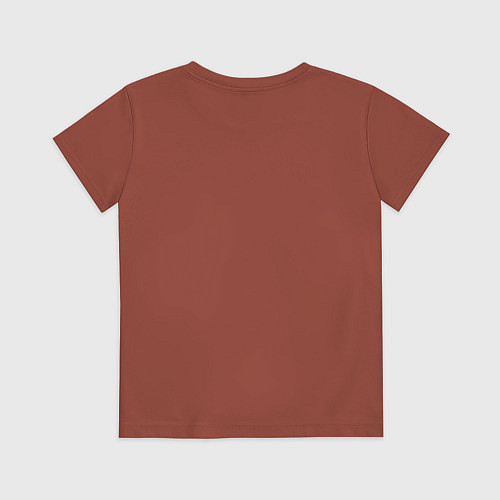 Детская футболка Team Davydov forever - фамилия на латинице / Кирпичный – фото 2