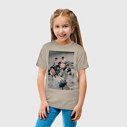Футболка хлопковая детская Stray Kids Maxident, цвет: миндальный — фото 2