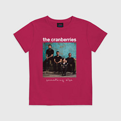 Футболка хлопковая детская The Cranberries rock, цвет: маджента