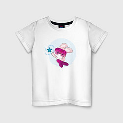 Детская футболка Зайка со звездочкой