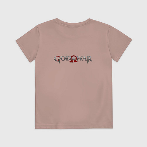 Детская футболка God of War, Ragnarok / Пыльно-розовый – фото 2