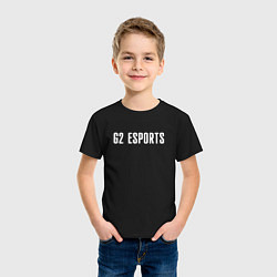 Футболка хлопковая детская G2 ESPORTS, цвет: черный — фото 2