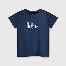 Футболка хлопковая детская The Beatles Let It Be, цвет: тёмно-синий