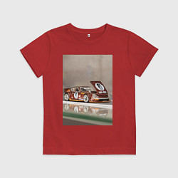 Футболка хлопковая детская Datsun KAIDO Fairlady Z Dark Red JDM, цвет: красный