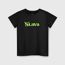 Детская футболка Слава в стиле Шрека