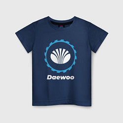 Футболка хлопковая детская Daewoo в стиле Top Gear, цвет: тёмно-синий