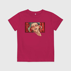 Футболка хлопковая детская Buddha shuumatsu no walkure, цвет: маджента