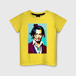 Детская футболка Johnny Depp - Japan style