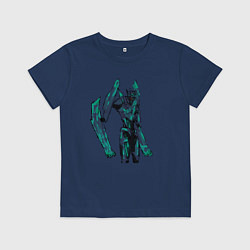 Футболка хлопковая детская Saundwave, цвет: тёмно-синий