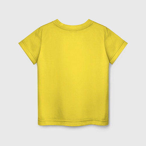 Детская футболка Ниндзя - иероглифы - живопись / Желтый – фото 2