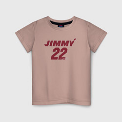 Футболка хлопковая детская Jimmy 22, цвет: пыльно-розовый