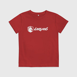 Футболка хлопковая детская Team Liquid art, цвет: красный