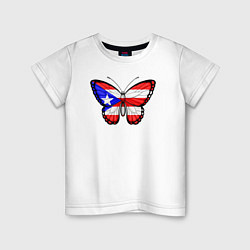 Детская футболка Бабочка Пуэрто-Рико