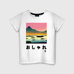 Детская футболка MoMo - Горное озеро в японском стиле