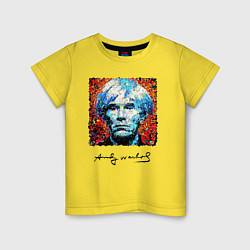 Детская футболка Andy Warhol - celebrity