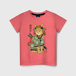 Детская футболка Samurai battle cat