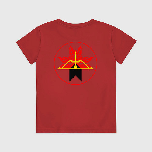 Детская футболка Завьяловский район / Красный – фото 2