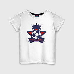 Футболка хлопковая детская Futsal legend, цвет: белый
