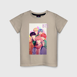 Детская футболка Kpop BTS art