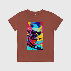 Детская футболка Cool skull - pop art