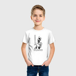 Футболка хлопковая детская Don Quixote, цвет: белый — фото 2