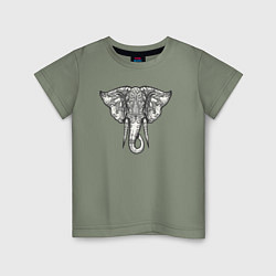 Детская футболка India elephant