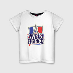 Детская футболка Vive la France
