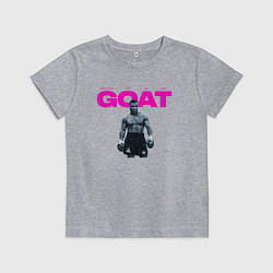 Футболка хлопковая детская Майк Тайсон - Величайший всех времен, цвет: меланж