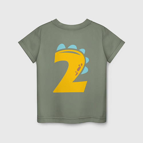 Детская футболка С днем рождения меня - 2 года / Авокадо – фото 2